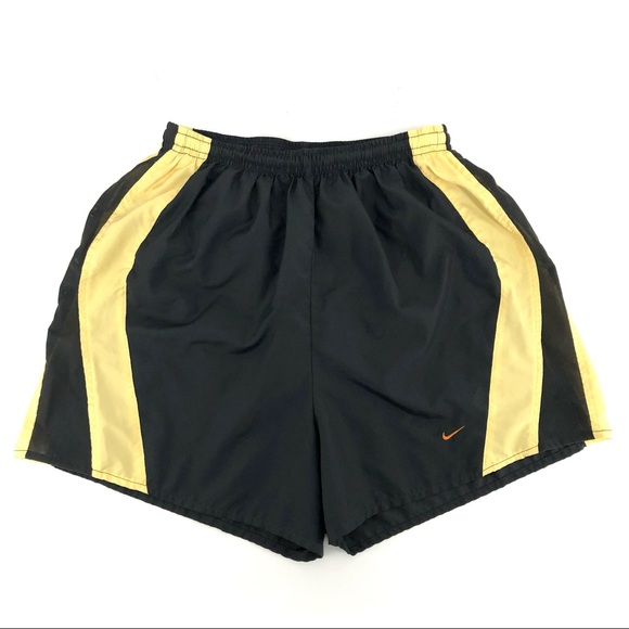 Nike Pants - Nike Gray & Yellow Athletic Shorts, Size M